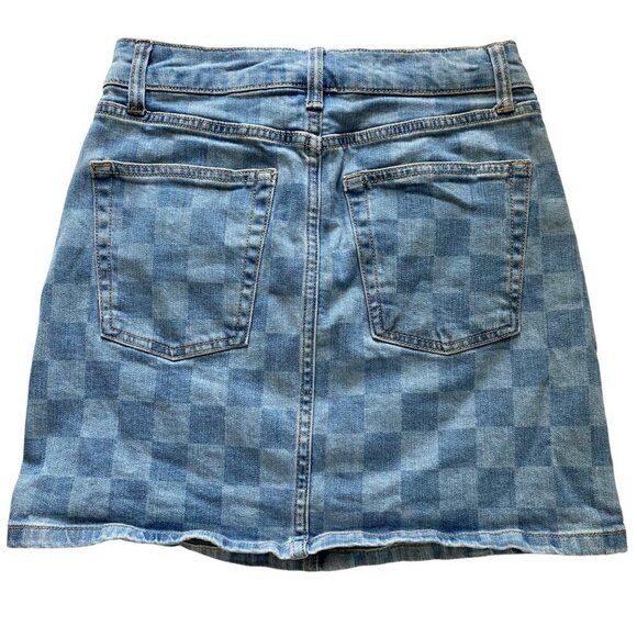 Wild Fable Denim Jean Mini Skirt Size 2 - Picture 4 of 7